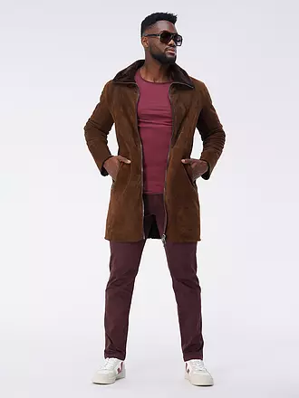 GIORGIO BRATO | Veste en cuir | braun